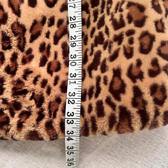 Dennis Basso Leopard Reversible Faux Fur Jacket Size Small NWOT - Picture 5 of 11